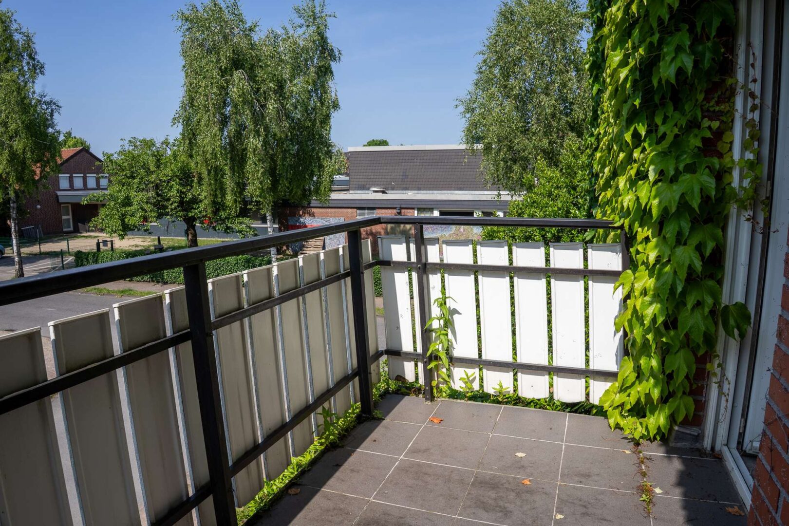 Aussicht vom Balkon des Kinderzimmers