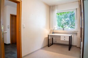 Schlafzimmer / Büro im Erdgeschoss