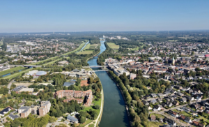 Dorstens Kanal und Innenstadt