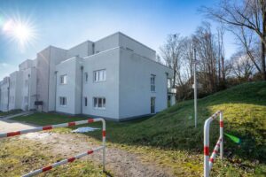 Blick auf die Immobilie