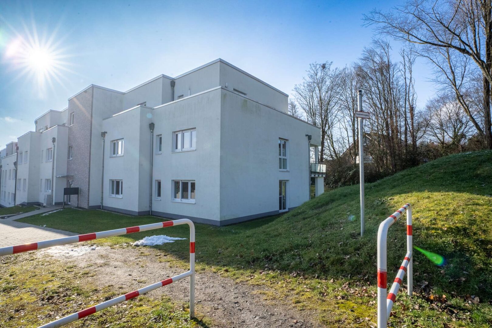 Blick auf die Immobilie