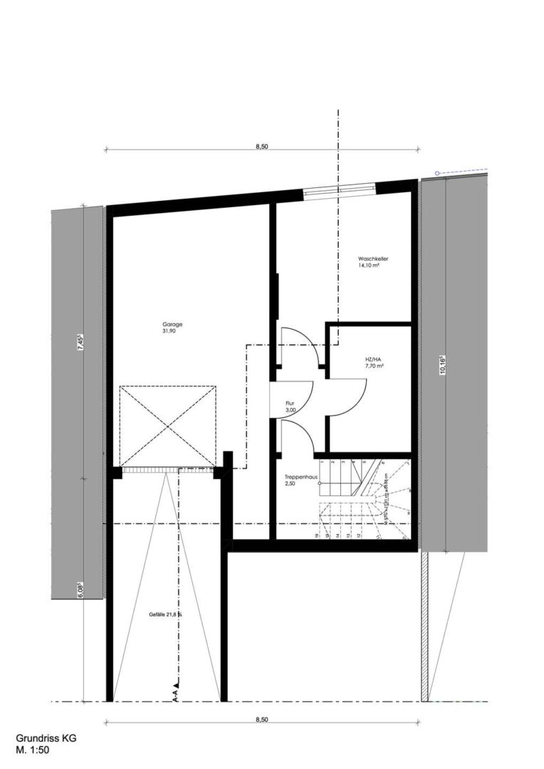 Grundriss Kellergeschoss